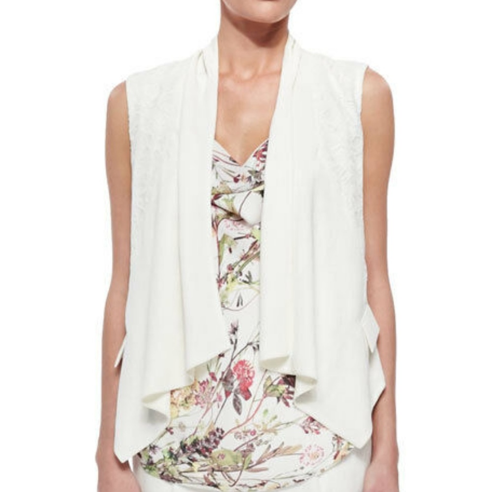 Haute Hippie Swan Lace Anthropologie Vest